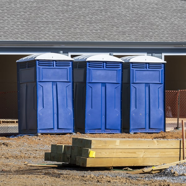 do you offer hand sanitizer dispensers inside the porta potties in Bedford Hills New York